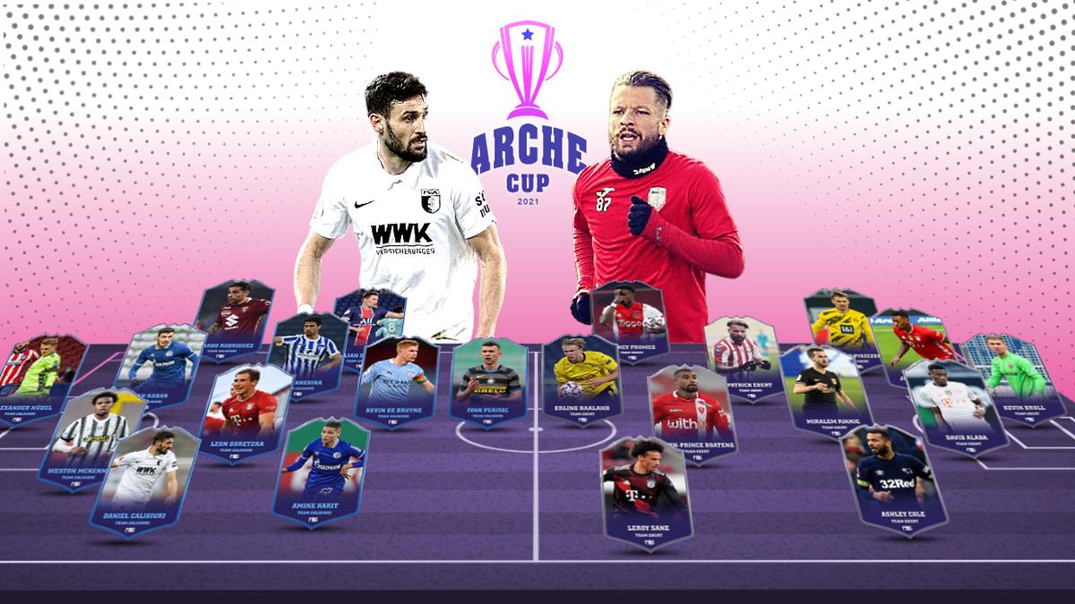 Daniel Caligiuri und Patrick Ebert kämpften mit Stars des BVB, FC Bayern und FC Schalke 04 beim Arche-Cup