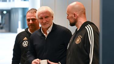 DFB-Sportdirektor Rudi Völler und U21-Coach Antonio Di Salvo verstehen sich