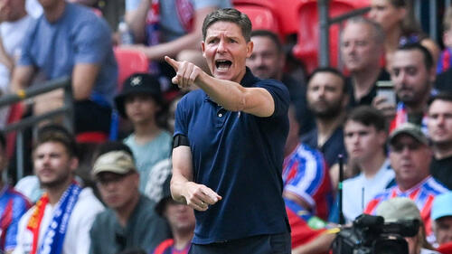 Oliver Glasner will mit Crystal Palace in der Europa League antreten