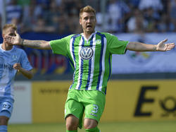 Der Wolfsburger Nicklas Bendtner wurde freigestellt