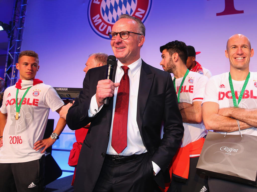 Karl-Heinz Rummenigge bleibt bis 2019 beim FCB