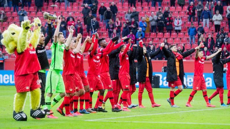 Kein Jubel vor den eigenen Fans für Bayer Leverkusen