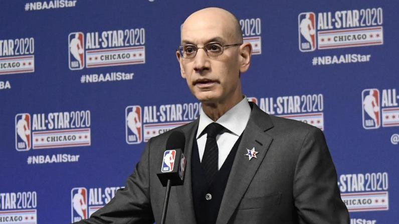 In der NBA wird über Gehaltskürzungen bei den Profis verhandelt: Adam Silver, Commissioner der NBA In der NBA wird über Gehaltskürzungen bei den Profis verhandelt: Adam Silver, Commissioner der NBA