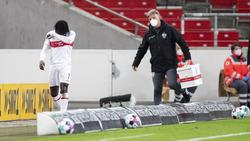 VfB-Profi Tanguy Coulibaly musste verletzungsbedingt ausgewechselt werden
