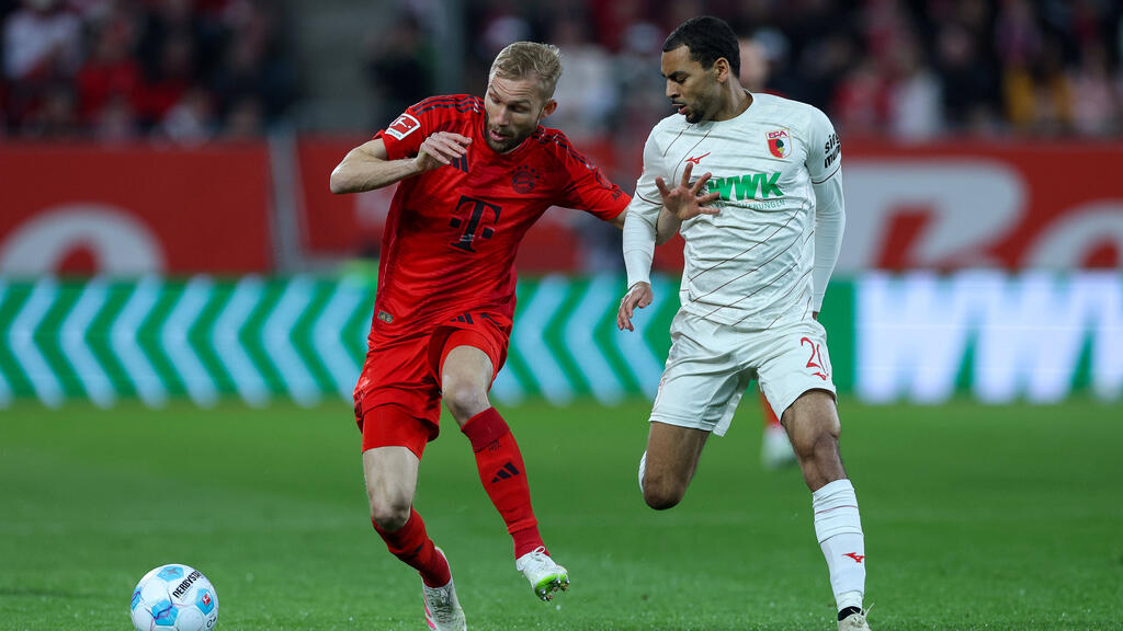 Alexis Claude-Maurice (r.) wird beim VfB Stuttgart gehandelt Alexis Claude-Maurice (r.) wird beim VfB Stuttgart gehandelt