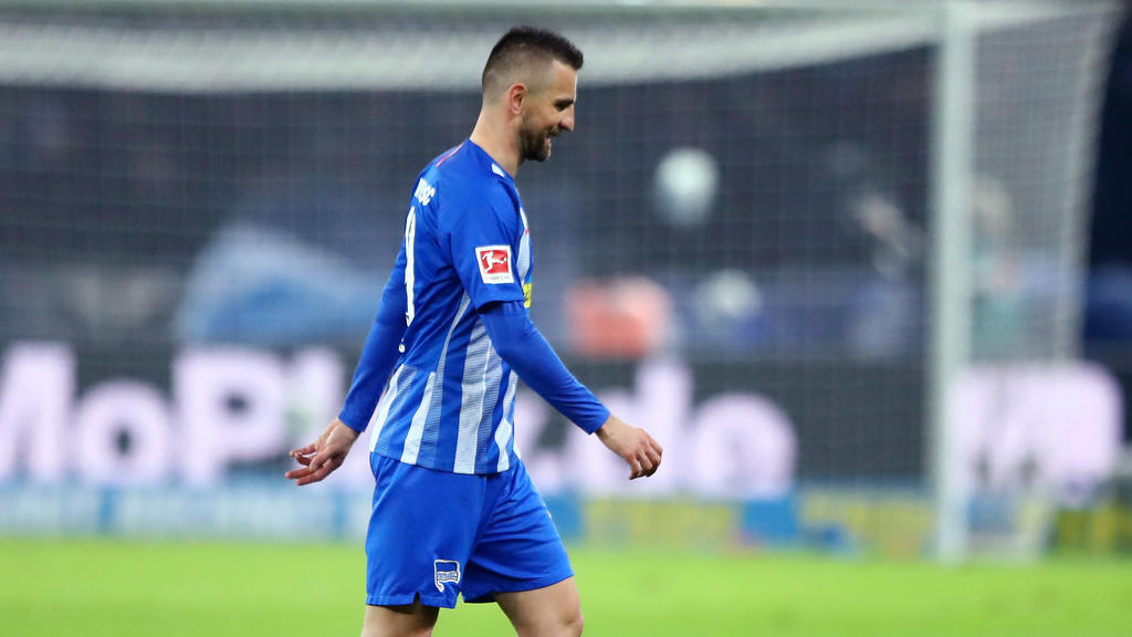 Vedad Ibisevic erzielte für Hertha BSC ein Tor, zog aber mit den Berlinern den Kürzeren