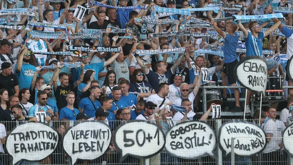 Insolvenzverwalter Siemon kritisiert die Fans des Chemnitzer FC