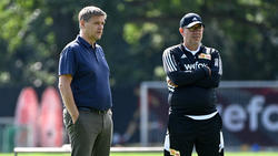 Ruhnert (l.) will mit Fischer verlängern