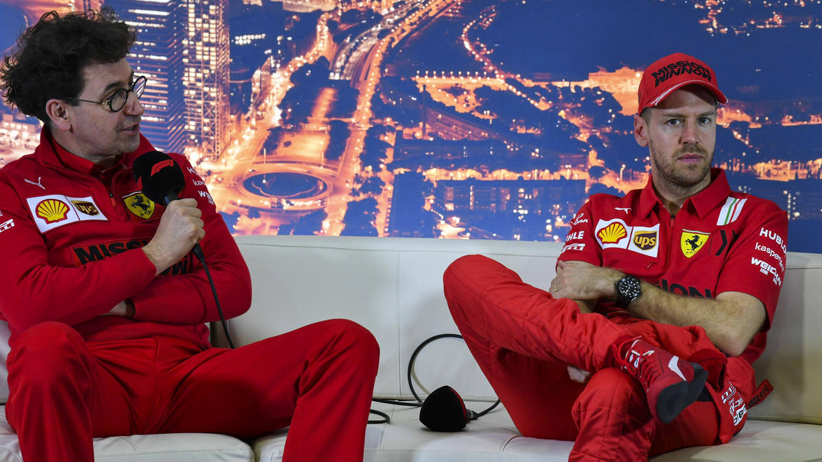 Sebastian Vettel (re.) hat über das Leben in Italien gesprochen Sebastian Vettel (re.) hat über das Leben in Italien gesprochen