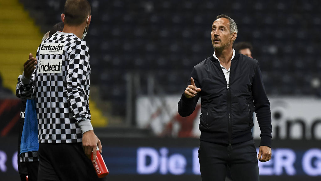 Steckt mit Eintracht Frankfurt im Abstiegskampf: Adi Hütter