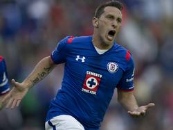 Christian Giménez le dio la victoria al Cruz Azul en el minuto 63. (Foto: Imago)