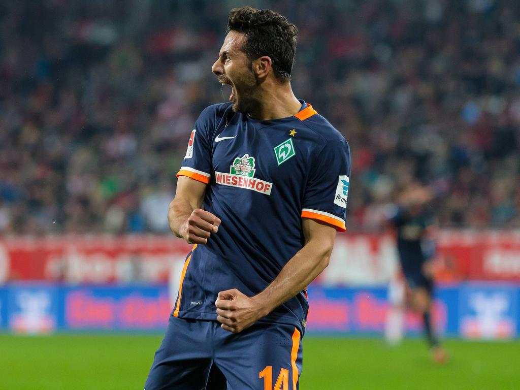 Claudio Pizarro fielen nach seinem Treffer tausende Steine vom Herzen Claudio Pizarro fielen nach seinem Treffer tausende Steine vom Herzen