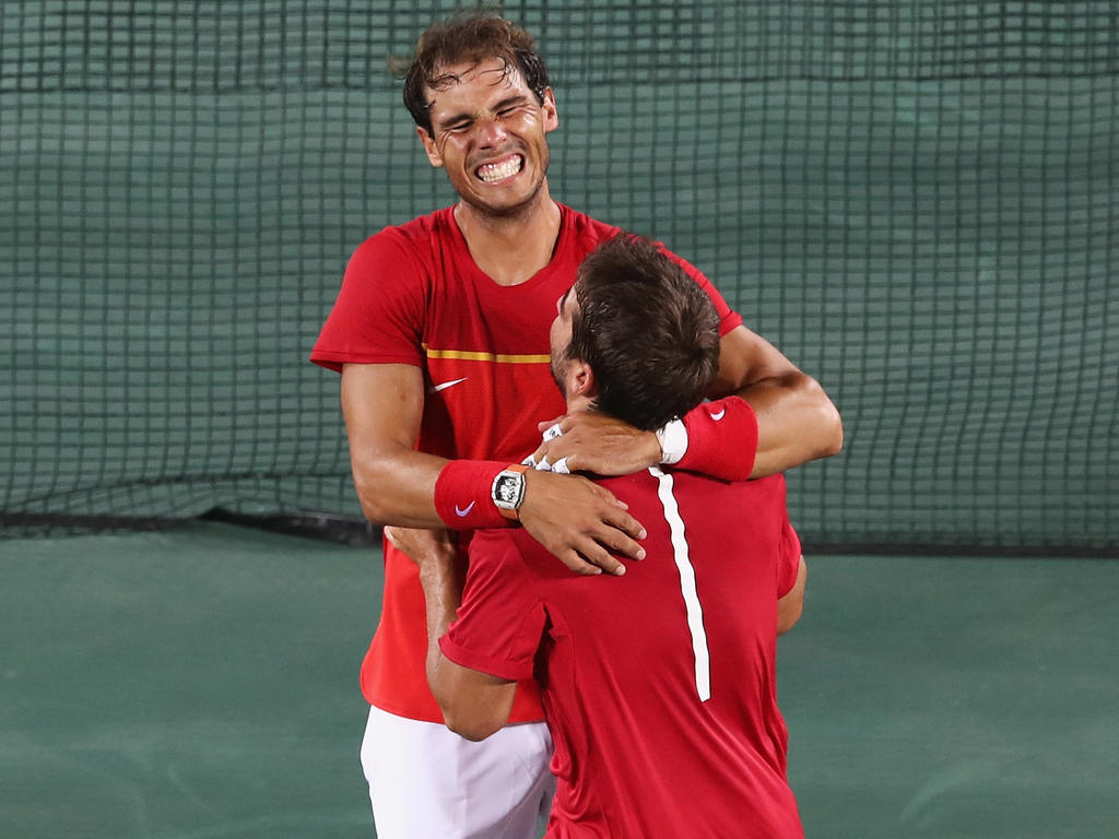 Nadal hat zusammen mit Marc López Gold gewonnen
