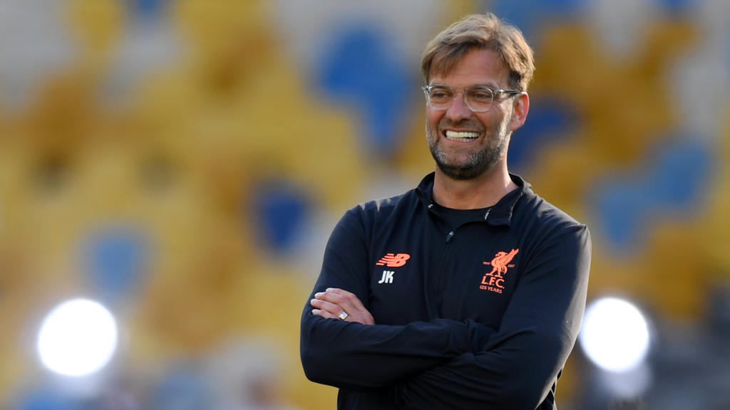 Liverpool-Teammanager Jürgen Klopp in entspannter Pose