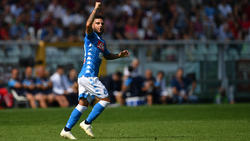 Lorenzo Insigne erzielte zwei Treffer für den SSC Neapel