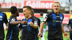 Der SC Paderborn jubelt über den Sieg