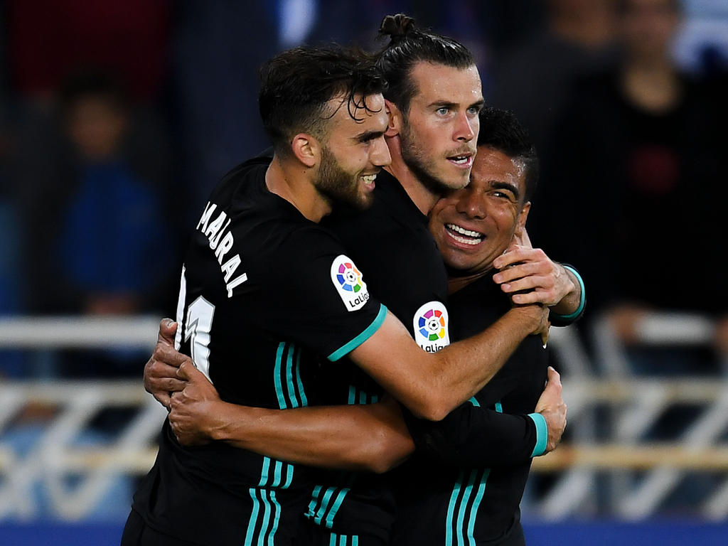 Mayoral y Bale anotaron dos de los tres goles del Madrid. (Foto: Getty)