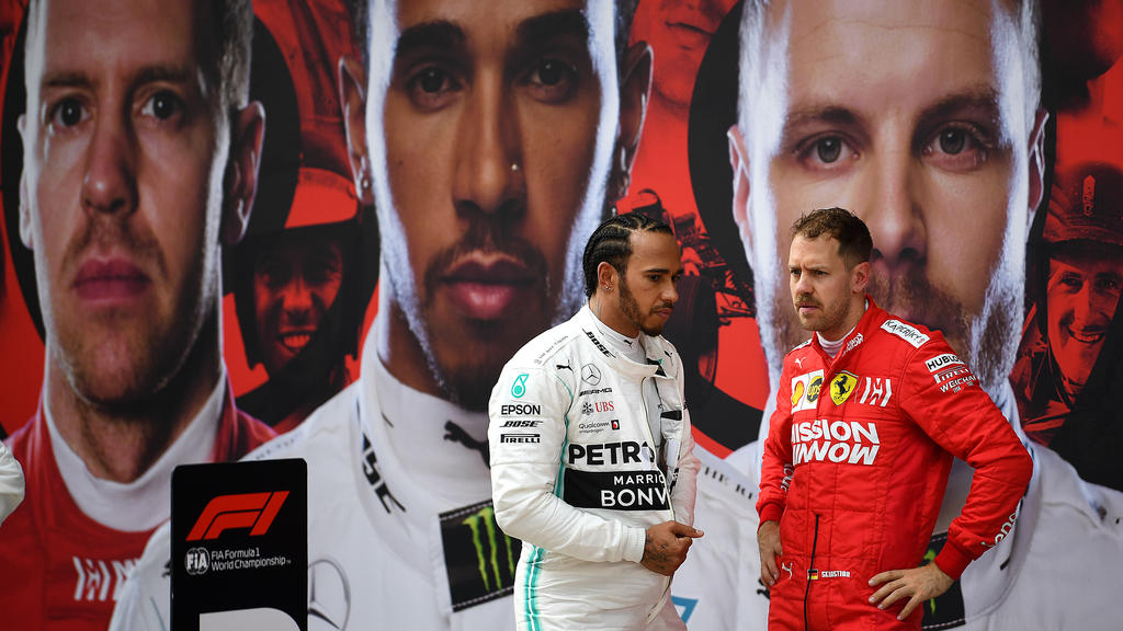 Welche Schulnoten haben Lewis Hamilton (l.) und Sebastian Vettel verdient? Welche Schulnoten haben Lewis Hamilton (l.) und Sebastian Vettel verdient?