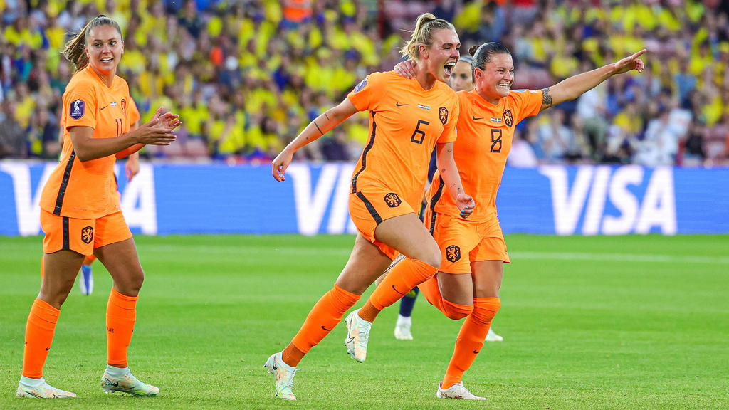 Jill Roord (M.) erzielte den Ausgleich für die Niederlande