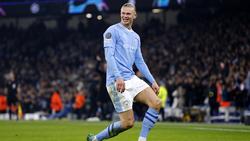 Manchester-City-Star Erling Haaland feiert sein Tor gegen die Young Boys Bern