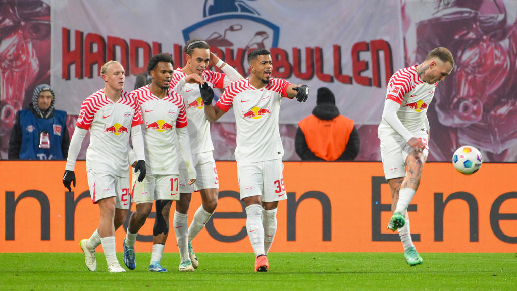 RB Leipzig feierte in der Bundesliga einen knappen Heimsieg