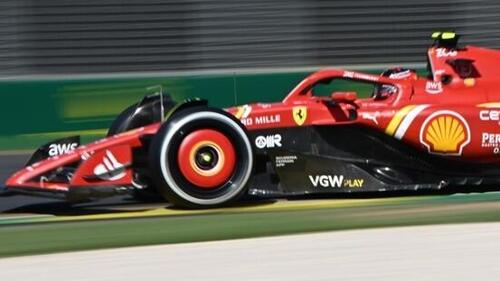 Carlos Sainz im Ferrari SF-24 beim Formel-1-Rennen in Australien 2024