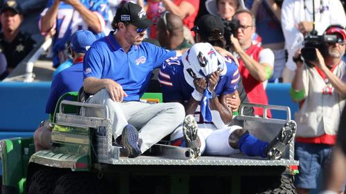 Tre'Davious White (r.) erlitt gegen Miami einen Achillessehnenriss