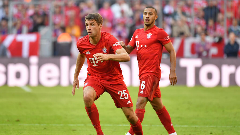 Thomas Müller und Thiago spielten zusammen beim FC Bayern (Archivbild) Thomas Müller und Thiago spielten zusammen beim FC Bayern (Archivbild)