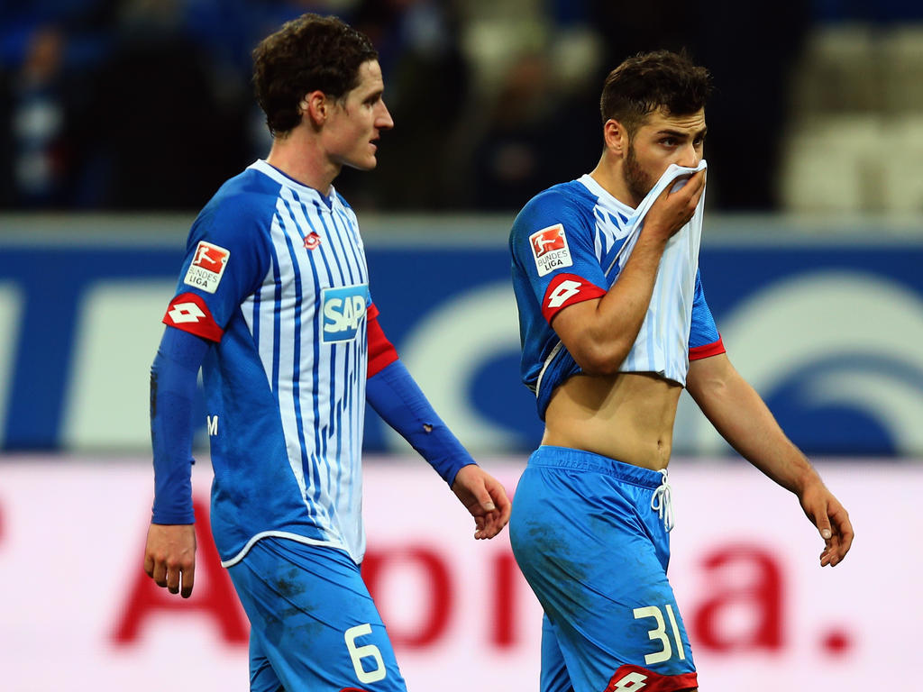 Sebastian Rudy (l.) und Kevin Volland könnten die TSG verlassen Sebastian Rudy (l.) und Kevin Volland könnten die TSG verlassen