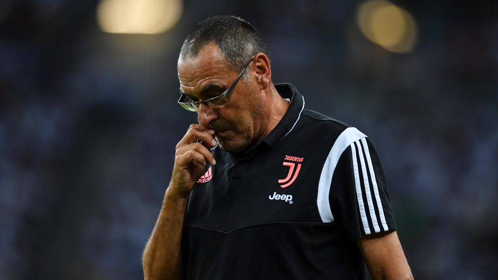 Maurizio Sarri musste mit Juventus Turin einen Rückschlag hinnehmen