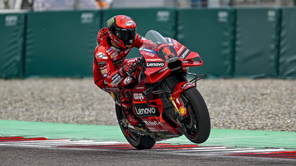 Francesco Bagnaia stürzt und verliert wichtige Punkte in der MotoGP-Wertung