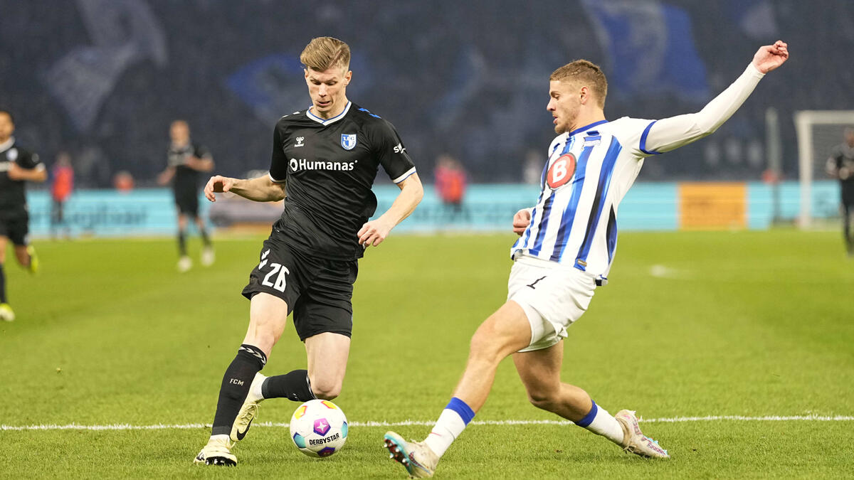 Luca Schuler (l.) hat offenbar das Interesse von hertha geweckt