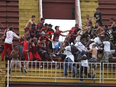 Am Rande der Partie zwischen Atlético Paranaense und Vasco da Gama war es zu Ausschreitungen gekommen