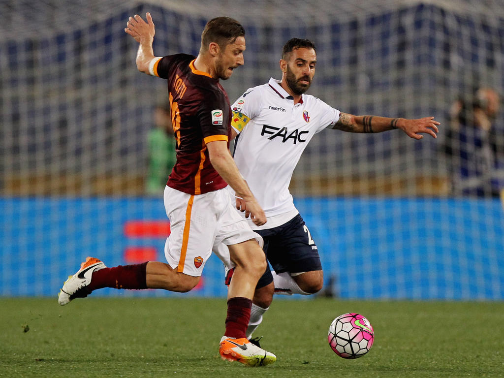 Francesco Totti und die Roma kamen gegen Bologna nicht über ein 1:1 hinaus