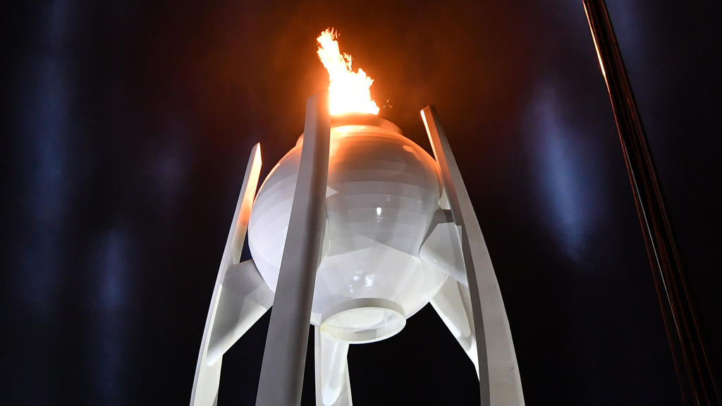 Das Olympische Feuer von Pyeongchang Das Olympische Feuer von Pyeongchang