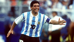 Maradona wurde 1994 wegen Dopings gesperrt