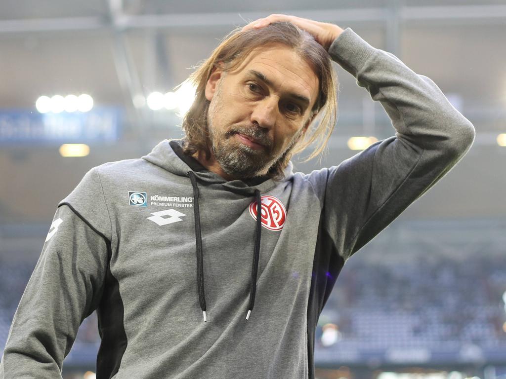 Mainz-Coach Schmidt war nach dem Spiel auf Schalke unzufrieden