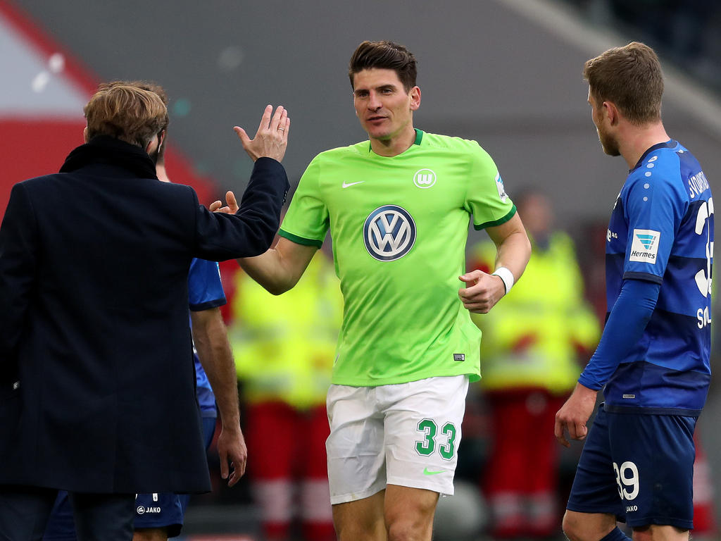 Mario Gomez erzielte für den VfL Wolfsburg das entscheidende Tor