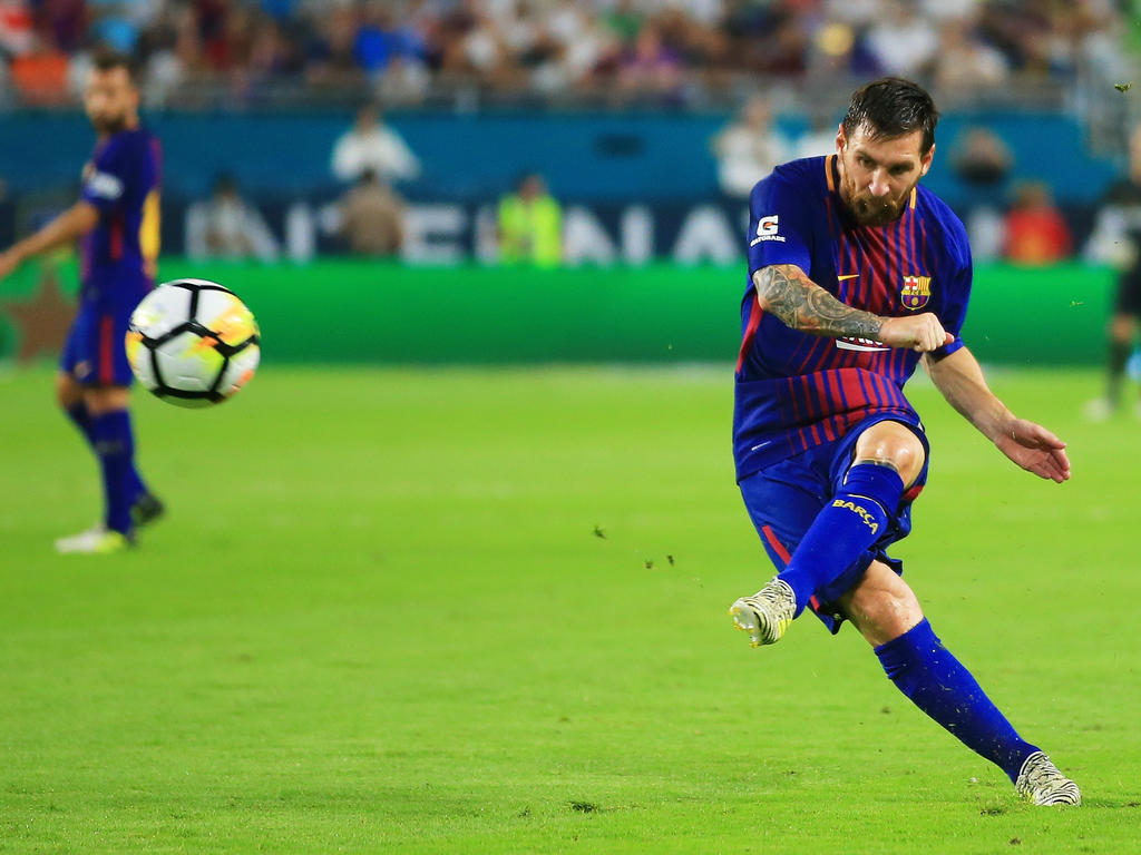 Ist mit dem FC Barcelona im Supercup gegen Real Madrid gefordert: Lionel Messi