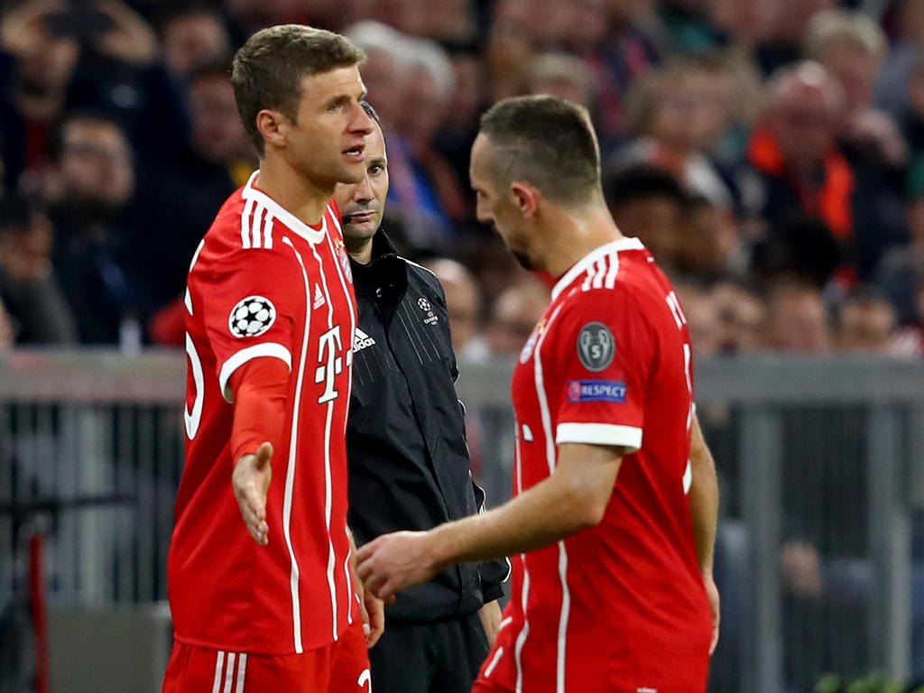 Stehen Müller (li.) und Ribéry bald wieder gemeinsam auf dem Rasen?