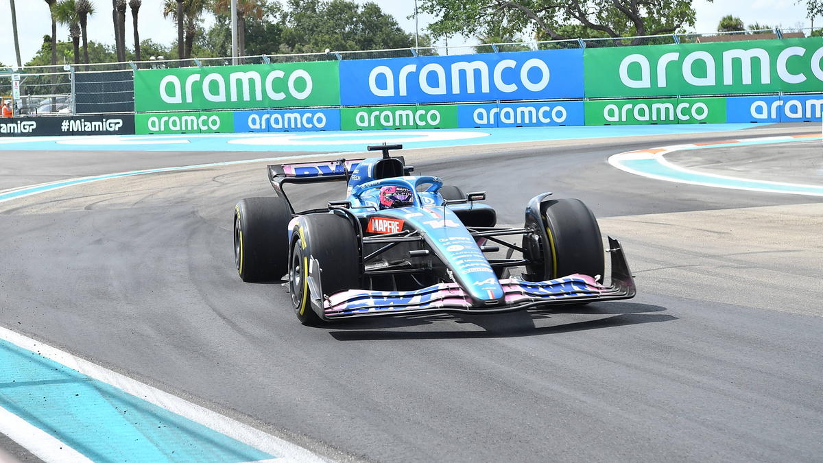 Fernando Alonso erhielt in Miami eine Fünf-Sekunden-Strafe