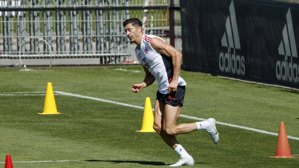Wollte am Samstag noch ein letztes Mal beim FC Bayern trainieren: Robert Lewandowski Wollte am Samstag noch ein letztes Mal beim FC Bayern trainieren: Robert Lewandowski