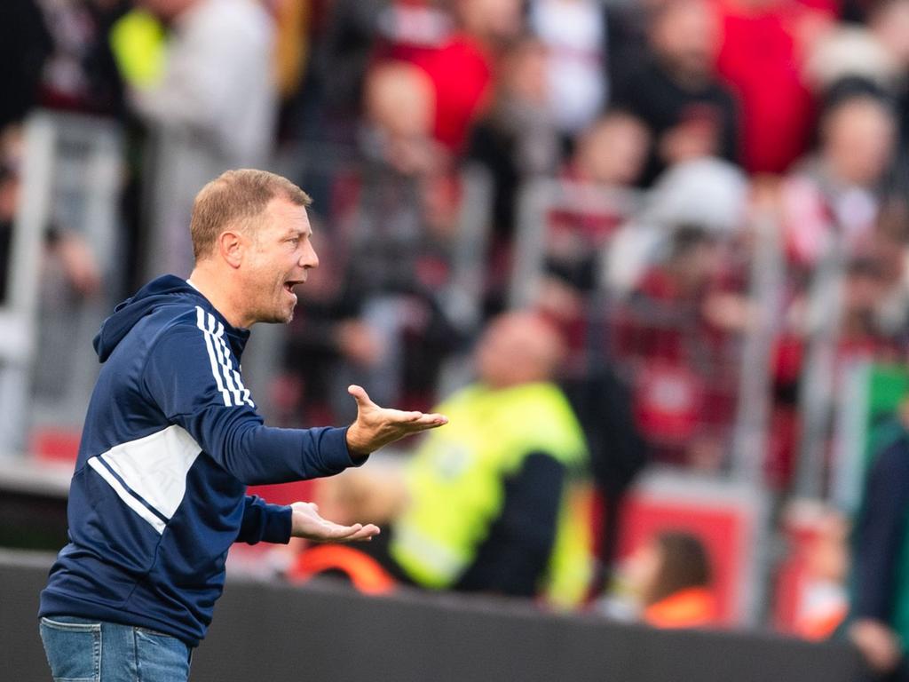 Trainer Frank Kramer gerät auf Schalke immer mehr unter Druck