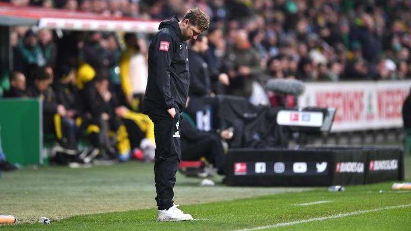Auch gegen Borussia Dortmund musste Werder-Trainer Florian Kohfeldt mit seinem Team eine Niederlage hinnehmen