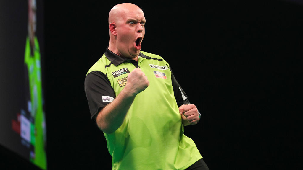 Michael van Gerwen holt seinen ersten Turniersieg in diesem Jahr Michael van Gerwen holt seinen ersten Turniersieg in diesem Jahr