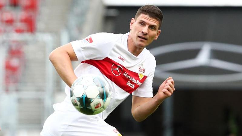 Steht beim letzten Saisonspiel gegen Darmstadt in der Startelf: Mario Gomez vom VfB Stuttgart Steht beim letzten Saisonspiel gegen Darmstadt in der Startelf: Mario Gomez vom VfB Stuttgart