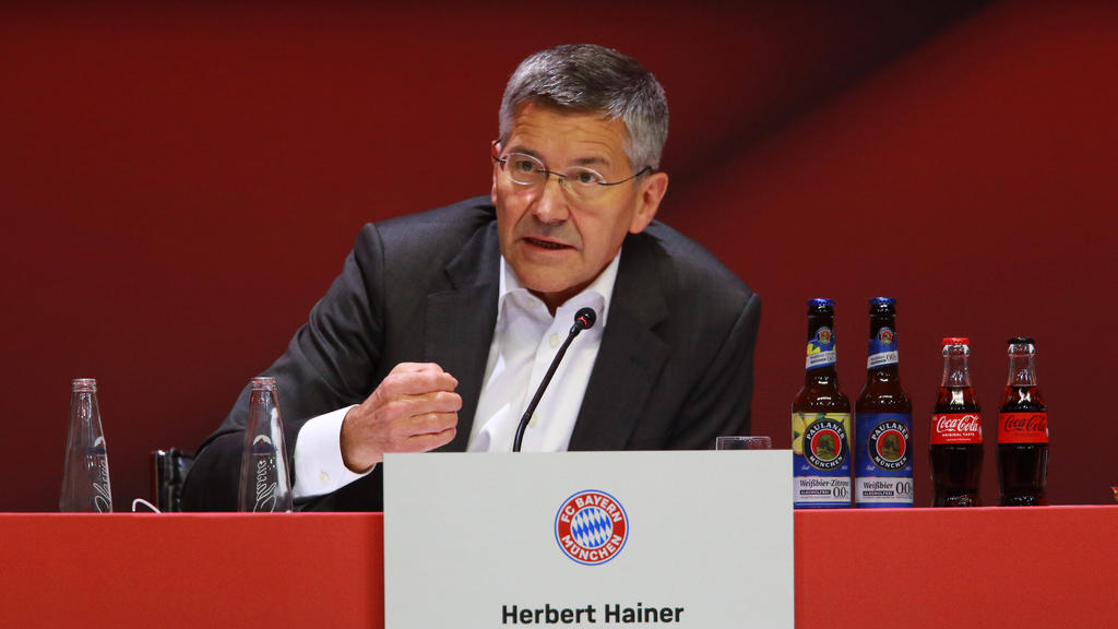 Präsident Herbert Hainer vom FC Bayern hat sich zum Attacke-Interview von Manuel Neuer geäußert