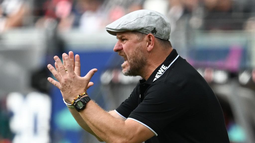 Kölns Trainer Steffen Baumgart wurde diese Woche im Training laut Kölns Trainer Steffen Baumgart wurde diese Woche im Training laut