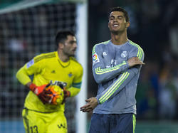 Cristiano Ronaldo no pudo marcar en la visita del Madrid al campo del Betis. (Foto: Getty)