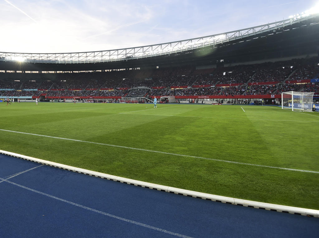 Das Grün des Ernst-Happel-Stadions wurde von den Profispielern am besten bewertet